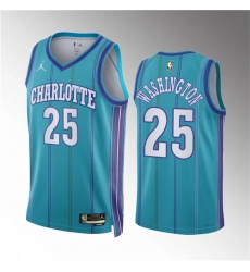 Men Charlotte Hornets 25 P J Washington Teal 2023 24 Classic Edition Stitched Basketball Jersey Men Charlotte Hornets 25 P J Washington Teal 2023 24 Classic Edition Stitched Basketball Jersey