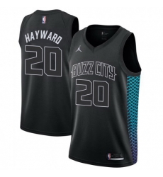 Men Nike Charlotte Hornets 20 Gordon Hayward Black NBA Jordan Swingman City Edition Jersey Men Nike Charlotte Hornets 20 Gordon Hayward Black NBA Jordan Swingman City Edition Jersey