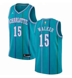 Womens Nike Jordan Charlotte Hornets 15 Kemba Walker Authentic Aqua Hardwood Classics NBA Jersey Womens Nike Jordan Charlotte Hornets 15 Kemba Walker Authentic Aqua Hardwood Classics NBA Jersey