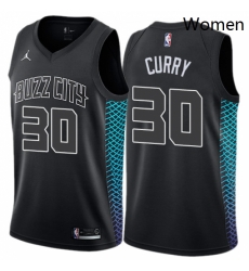 Womens Nike Jordan Charlotte Hornets 30 Dell Curry Swingman Black NBA Jersey City Edition Womens Nike Jordan Charlotte Hornets 30 Dell Curry Swingman Black NBA Jersey City Edition
