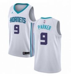 Womens Nike Jordan Charlotte Hornets 9 Tony Parker Swingman White NBA Jersey Association Edition Womens Nike Jordan Charlotte Hornets 9 Tony Parker Swingman White NBA Jersey Association Edition