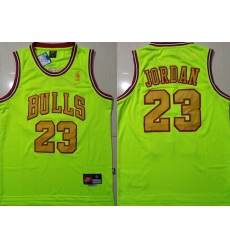 Bulls 23 Michael Jordan Fluorescent Green Nike Mesh Swingman Jersey Bulls 23 Michael Jordan Fluorescent Green Nike Mesh Swingman Jersey