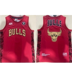 Men Chicago Bulls Red Big Logo Stitched Basketball Jersey Men Chicago Bulls Red Big Logo Stitched Basketball Jersey