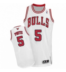 Mens Adidas Chicago Bulls 5 Bobby Portis Authentic White Home NBA Jersey Mens Adidas Chicago Bulls 5 Bobby Portis Authentic White Home NBA Jersey