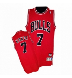 Mens Adidas Chicago Bulls 7 Tony Kukoc Authentic Red Throwback NBA Jersey Mens Adidas Chicago Bulls 7 Tony Kukoc Authentic Red Throwback NBA Jersey