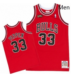 Mens Mitchell and Ness Chicago Bulls 33 Scottie Pippen Swingman Red Throwback NBA Jersey Mens Mitchell and Ness Chicago Bulls 33 Scottie Pippen Swingman Red Throwback NBA Jersey