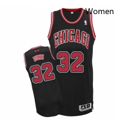 Womens Adidas Chicago Bulls 32 Kris Dunn Authentic Black Alternate NBA Jersey Womens Adidas Chicago Bulls 32 Kris Dunn Authentic Black Alternate NBA Jersey