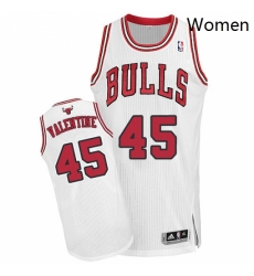 Womens Adidas Chicago Bulls 45 Denzel Valentine Authentic White Home NBA Jersey Womens Adidas Chicago Bulls 45 Denzel Valentine Authentic White Home NBA Jersey