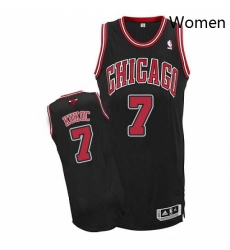 Womens Adidas Chicago Bulls 7 Toni Kukoc Authentic Black Alternate NBA Jersey Womens Adidas Chicago Bulls 7 Toni Kukoc Authentic Black Alternate NBA Jersey
