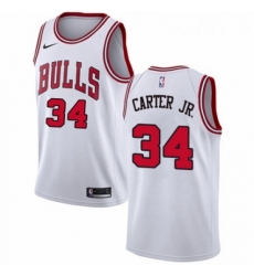 Womens Nike Chicago Bulls 34 Wendell Carter Jr Authentic White NBA Jersey Association Edition Womens Nike Chicago Bulls 34 Wendell Carter Jr Authentic White NBA Jersey Association Edition