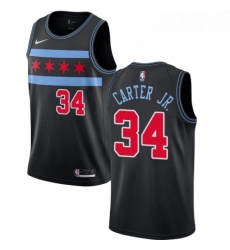 Womens Nike Chicago Bulls 34 Wendell Carter Jr Swingman Black NBA Jersey City Edition Womens Nike Chicago Bulls 34 Wendell Carter Jr Swingman Black NBA Jersey City Edition