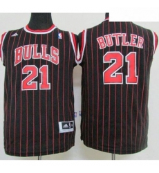 Bulls 21 Jimmy Butler Black Strip Stitched Youth NBA Jersey Bulls 21 Jimmy Butler Black Strip Stitched Youth NBA Jersey