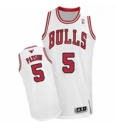 Youth Adidas Chicago Bulls 5 John Paxson Authentic White Home NBA Jersey Youth Adidas Chicago Bulls 5 John Paxson Authentic White Home NBA Jersey