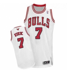 Youth Adidas Chicago Bulls 7 Toni Kukoc Authentic White Home NBA Jersey Youth Adidas Chicago Bulls 7 Toni Kukoc Authentic White Home NBA Jersey