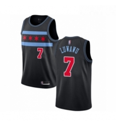 Youth Chicago Bulls 7 Timothe Luwawu Swingman Black Basketball Jersey City Edition Youth Chicago Bulls 7 Timothe Luwawu Swingman Black Basketball Jersey City Edition