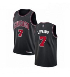 Youth Chicago Bulls 7 Timothe Luwawu Swingman Black Basketball Jersey Statement Edition Youth Chicago Bulls 7 Timothe Luwawu Swingman Black Basketball Jersey Statement Edition