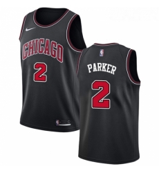 Youth Nike Chicago Bulls 2 Jabari Parker Swingman Black NBA Jersey Statement Edition Youth Nike Chicago Bulls 2 Jabari Parker Swingman Black NBA Jersey Statement Edition