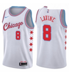 Youth Nike Chicago Bulls 8 Zach LaVine Swingman White NBA Jersey City Edition Youth Nike Chicago Bulls 8 Zach LaVine Swingman White NBA Jersey City Edition