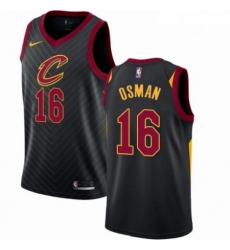 Mens Nike Cleveland Cavaliers 16 Cedi Osman Authentic Black NBA Jersey Statement Edition Mens Nike Cleveland Cavaliers 16 Cedi Osman Authentic Black NBA Jersey Statement Edition
