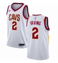 Mens Nike Cleveland Cavaliers 2 Kyrie Irving Authentic White Home NBA Jersey Association Edition Mens Nike Cleveland Cavaliers 2 Kyrie Irving Authentic White Home NBA Jersey Association Edition