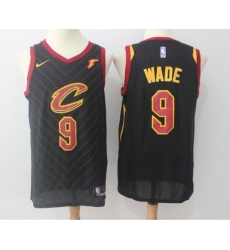 Men's Nike Cleveland Cavaliers #9 Dwyane Wade Black Stitched NBA Jersey Men's Nike Cleveland Cavaliers #9 Dwyane Wade Black Stitched NBA Jersey