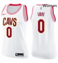 Womens Nike Cleveland Cavaliers 0 Kevin Love Swingman WhitePink Fashion NBA Jersey Womens Nike Cleveland Cavaliers 0 Kevin Love Swingman WhitePink Fashion NBA Jersey