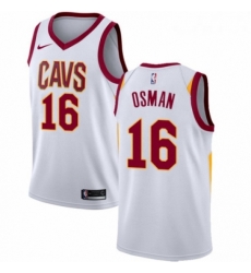 Womens Nike Cleveland Cavaliers 16 Cedi Osman Authentic White NBA Jersey Association Edition Womens Nike Cleveland Cavaliers 16 Cedi Osman Authentic White NBA Jersey Association Edition