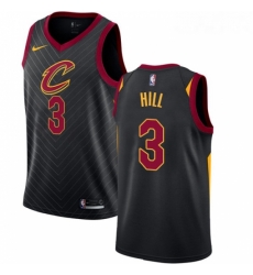 Womens Nike Cleveland Cavaliers 3 George Hill Swingman Black NBA Jersey Statement Edition Womens Nike Cleveland Cavaliers 3 George Hill Swingman Black NBA Jersey Statement Edition