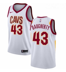 Youth Nike Cleveland Cavaliers 43 Brad Daugherty Authentic White Home NBA Jersey Association Edition Youth Nike Cleveland Cavaliers 43 Brad Daugherty Authentic White Home NBA Jersey Association Edition