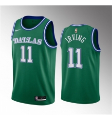 Men Dallas Mavericks 11 Kyrie Irving Green Classic Edition Stitched Basketball Jersey Men Dallas Mavericks 11 Kyrie Irving Green Classic Edition Stitched Basketball Jersey