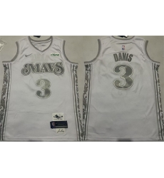 Men Dallas Mavericks 3 Anthony Davis White 2024 25 City Edition Stitched Basketball Jersey Men Dallas Mavericks 3 Anthony Davis White 2024 25 City Edition Stitched Basketball Jersey