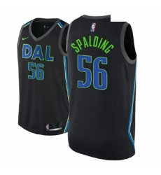 Men NBA 2018 19 Dallas Mavericks 56 Raymond Spalding City Edition Black Jersey Men NBA 2018 19 Dallas Mavericks 56 Raymond Spalding City Edition Black Jersey
