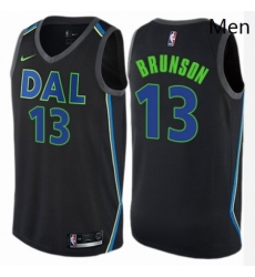 Mens Nike Dallas Mavericks 13 Jalen Brunson Authentic Black NBA Jersey City Edition Mens Nike Dallas Mavericks 13 Jalen Brunson Authentic Black NBA Jersey City Edition