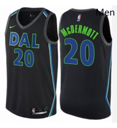 Mens Nike Dallas Mavericks 20 Doug McDermott Authentic Black NBA Jersey City Edition Mens Nike Dallas Mavericks 20 Doug McDermott Authentic Black NBA Jersey City Edition