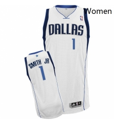 Womens Adidas Dallas Mavericks 1 Dennis Smith Jr Authentic White Home NBA Jersey Womens Adidas Dallas Mavericks 1 Dennis Smith Jr Authentic White Home NBA Jersey