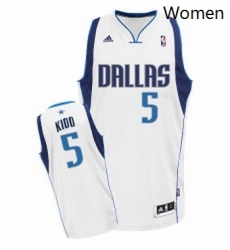 Womens Adidas Dallas Mavericks 5 Jason Kidd Swingman White Home NBA Jersey Womens Adidas Dallas Mavericks 5 Jason Kidd Swingman White Home NBA Jersey