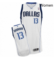 Womens Nike Dallas Mavericks 13 Jalen Brunson Authentic White Home NBA Jersey Association Edition Womens Nike Dallas Mavericks 13 Jalen Brunson Authentic White Home NBA Jersey Association Edition