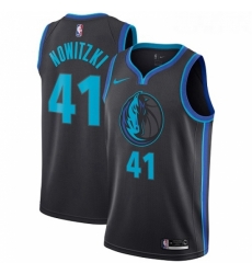 Womens Nike Dallas Mavericks 41 Dirk Nowitzki Swingman Charcoal NBA Jersey City Edition Womens Nike Dallas Mavericks 41 Dirk Nowitzki Swingman Charcoal NBA Jersey City Edition