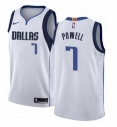 Womens Nike Dallas Mavericks 7 Dwight Powell Swingman White NBA Jersey Association Edition Womens Nike Dallas Mavericks 7 Dwight Powell Swingman White NBA Jersey Association Edition