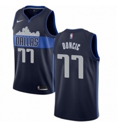 Womens Nike Dallas Mavericks 77 Luka Doncic Swingman Navy Blue NBA Jersey Statement Edition Womens Nike Dallas Mavericks 77 Luka Doncic Swingman Navy Blue NBA Jersey Statement Edition