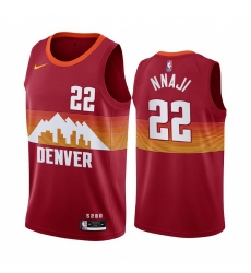 Men Nike Denver Nuggets 22 Zeke Nnaji Red NBA Swingman 2020 21 City Edition Jersey Men Nike Denver Nuggets 22 Zeke Nnaji Red NBA Swingman 2020 21 City Edition Jersey