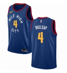 Mens Nike Denver Nuggets 4 Paul Millsap Swingman Light Blue Alternate NBA Jersey Statement Edition Mens Nike Denver Nuggets 4 Paul Millsap Swingman Light Blue Alternate NBA Jersey Statement Edition