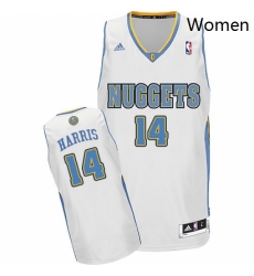 Womens Adidas Denver Nuggets 14 Gary Harris Swingman White Home NBA Jersey Womens Adidas Denver Nuggets 14 Gary Harris Swingman White Home NBA Jersey