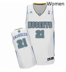 Womens Adidas Denver Nuggets 21 Wilson Chandler Swingman White Home NBA Jersey Womens Adidas Denver Nuggets 21 Wilson Chandler Swingman White Home NBA Jersey