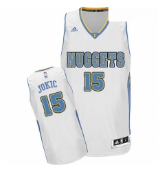 Youth Adidas Denver Nuggets 15 Nikola Jokic Swingman White Home NBA Jersey Youth Adidas Denver Nuggets 15 Nikola Jokic Swingman White Home NBA Jersey