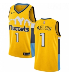 Youth Nike Denver Nuggets 1 Jameer Nelson Swingman Gold Alternate NBA Jersey Statement Edition Youth Nike Denver Nuggets 1 Jameer Nelson Swingman Gold Alternate NBA Jersey Statement Edition