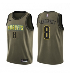 Youth Nike Denver Nuggets 8 Jarred Vanderbilt Swingman Green Salute to Service NBA Jerse Youth Nike Denver Nuggets 8 Jarred Vanderbilt Swingman Green Salute to Service NBA Jerse