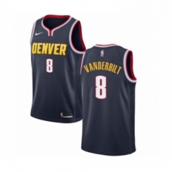 Youth Nike Denver Nuggets 8 Jarred Vanderbilt Swingman Navy Blue Road NBA Jersey Icon Editio