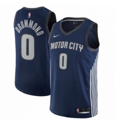 Mens Nike Detroit Pistons 0 Andre Drummond Authentic Navy Blue NBA Jersey City Edition Mens Nike Detroit Pistons 0 Andre Drummond Authentic Navy Blue NBA Jersey City Edition