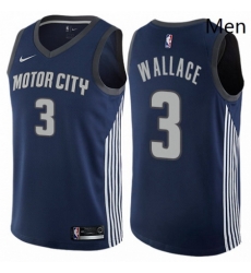 Mens Nike Detroit Pistons 3 Ben Wallace Swingman Navy Blue NBA Jersey City Edition Mens Nike Detroit Pistons 3 Ben Wallace Swingman Navy Blue NBA Jersey City Edition